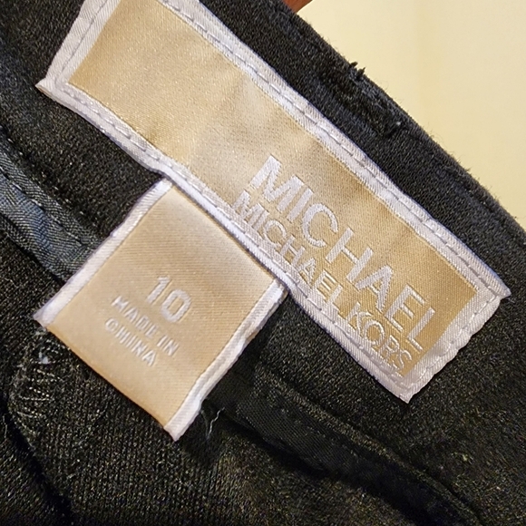 Michael Kors women's Black Pants size 10 - Picture 5 of 11
